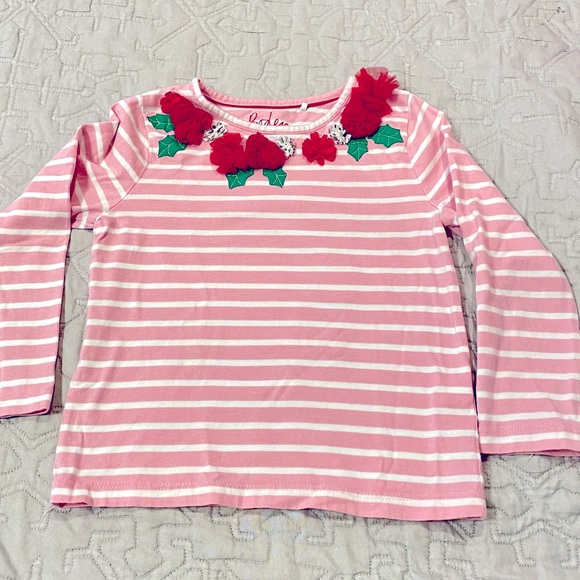 Boden Hearts and Stripes and Holiday floral aplique Breton bundle - Picture 7 of 7